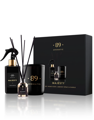 Set Casă: Difuzor + Spray Ambient + Lumânare